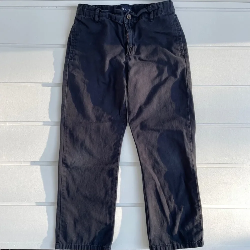 The Children's Place Boys Casual Pants Size 8 Navy Blue